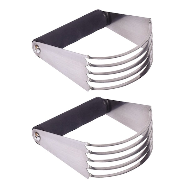 1947Kitchen Large Professional Stainless Steel Pastry Cutter Dough Blender, 2PK TI-BELDB-BLA-2PK - main